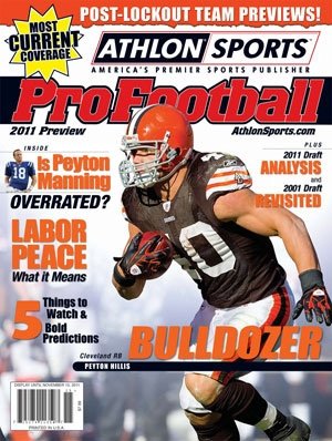 2011 Athlon Sports NFL Pro Football Magazine Preview- Cleveland Browns Cover