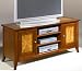 Two Tone Diamond Pattern Plasma TV Entertainment Console