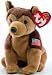 Ty Courage the German Shepherd dog (Japanese Exclusive Hang tag in Japanese) Flag Left Leg - Beanie Baby