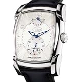 Parmigiani Kalpa XL Hebdomaire Mens Dark Blue Strap Silver Dial Stainless Steel 8 Day Power Reserve... by Parmigiani