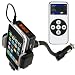 FM Transmitter Car Charger and Mount Compatible with Apple iPod / iPhone
