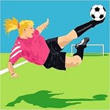 Soccer Girl Mural Kit