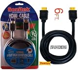 Sonitek 6 Ft. HDMI Male to Male Cable (Gold)