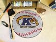 Kent Golden Flashes 29" Round Baseball Floor Mat (Rug)