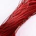 19 Colors Wholesale 10 Meter Waxed Cotton Beading Cord Rope 2mm For Bracelet And Necklace - Red RS.200.00