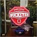 Ohio State University Neon Table Lamp