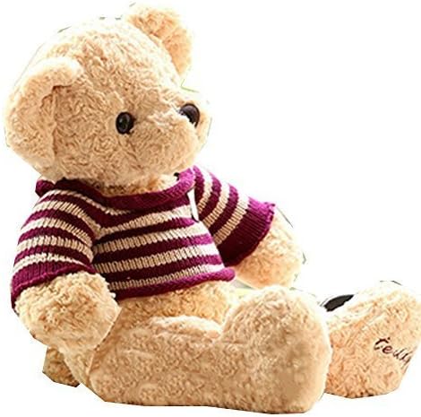 18 Inch Lovely T-shirt Message Teddy Bear Stuffed Animal Plush Doll Toys