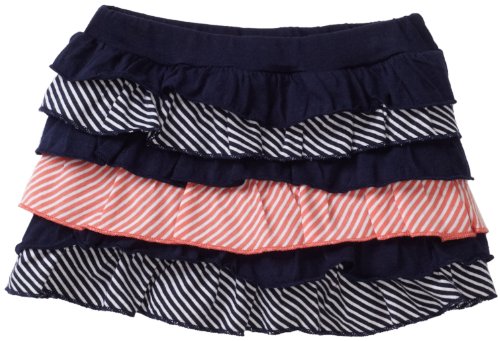 Hartstrings Baby-girls Infant Jersey Tiered Skort, Peacoat Navy, 24 Months