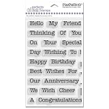 51xvt0ezHRL. SL160  Stampendous SSC030 Typewriter Wishes