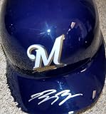Milwaukee Brewers Ryan Braun Autographed / Signed Batting Helmet