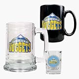 Review Great American Products  / Denver Nuggets 15 oz. Tankard, 15 oz. Ceramic Mug and 2 oz. Shot Glass Set
