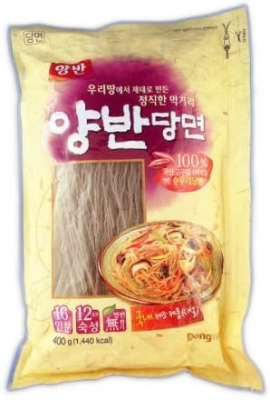 Premium Glass Noodle, Korean Vermicelli, Dangmyun 100% Korean (14.10 Oz) By Yangban by Yangban