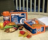 DETROIT TIGERS Team Logo Tin Metal LUNCH BOX & THERMOS (7 x 8 1/2 x 4) by Memory Company