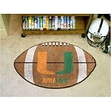 Miami Hurricanes 22X35 Football Mat