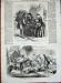 1853 Christmas Picnic Diggings Mistletoe Seller Phiz