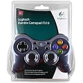 Logitech Rumble Gamepad F510 Manette de jeu Moteurs doubles � retour de vibrations -Croix multidirectionnelle flottante Gris