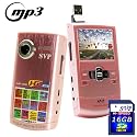 SVP MP300 HD MP3 Player and Pocket HD Video Pink Camera, YouTube Software w 16GB SD