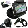 Chargercity OEM Beanbag Friction Mount Kit for Garmin Nuvi 3790 3790T 3760 3760T 3750 3750T 3710 3710T 3700 3700T GPS w/ Micro USB Card Reader, Bracket Cradle, Car Charger Vehicle Power Cable & Portable Garmin Dashboard Friction Mount (Manufacture Direct Replacement Warranty)