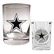 Dallas Cowboys 14oz Rocks Glass & 2oz Shot Glass Set - Primary logo (35mm on GSS) NFL Football