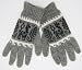 Alpaca Lightweight 75% Alpaca Natural Fiber Gloves - Andean Soft Gray (Women Medium/large)