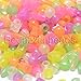 300 Assorted Color & Shaped Glow in The Dark Plastic Acrylic Novelty & Pony Beads