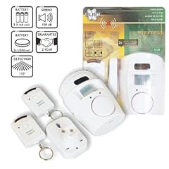 Hausalarm mit Bewegungsmelder und 2x Fernbedienung