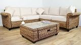 Rattan Direct Ltd. Conservatory furniture NEW YORK ABACA (Banana leaf) 239cm x 239cm sides Designer Corner Suite