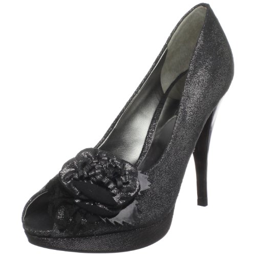 Guess Women's Wildfire Peep-Toe Pump,Black Fabric,8 M US Guess Women's Wildfire Peep-Toe Pump,Black Fabric,8 M US