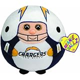 Ty Beanie Ballz San Diego Chargers - NFL Ballz