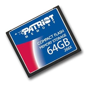 Patriot Signature 64 GB 266x CompactFlash Memory Card PSF64G266CF