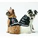 Doggles Biker Dress Dog Harness, Black, Teacup
