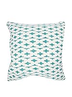 ICONS CORNER Cojín Artesanal (Amarillo / Verde)