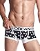 SEOBEAN Mens Low Rise Sexy Star Trunk Boxer Brief Short Pants Underwear
