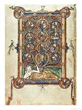 Tree of Jesse from a Psalter Art Giclee Poster Print by English School, 18x24