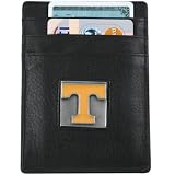 Tennessee Volunteers Black Leather Money Clip and Business Card Holder