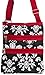World Traveler Red Damask Small Hipster Cross-Body Bag