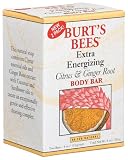 Burt's Bees Extra Energizing Body Bar Soap 2-pack, Citrus & Ginger Root, 8-Ounce Boxes (Pack of 3)
