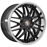 19 Inch Porsche Wheels Rims Black (set of 4)