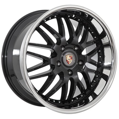 19 Inch Porsche Wheels Rims Black (set of 4)