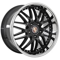 19 Inch Porsche Wheels Rims Black (set of 4)