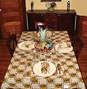 African Gye Nyame Design Table Set