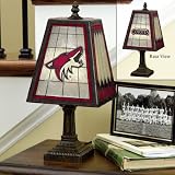 Memory Company Phoenix Coyotes Art Glass Table Lamp
