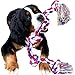 Youngever 3.2 Feet 5 Knots Dog Rope Toys for Aggressive Chewers, Tough Rope Chew Toys for XL, Large and Medium Dog, Indestructible Cotton Rope for Large Breed Dog Tug War Teeth Cleaning