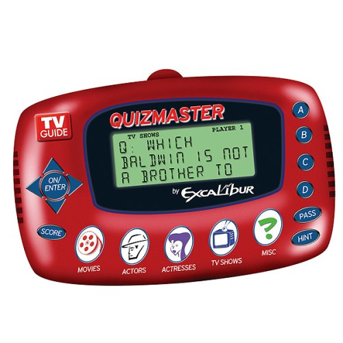 51xwVv3ZmfL EXCALIBUR ELECTRONICTV Guide Quiz Master Electronic Game TV20