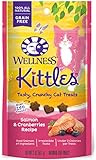 Wellness Kittles Grain Free Salmon & Cranberries Crunchy Natural Cat Treats, 2-Ounce Bag