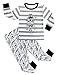 Boys Pajamas Robot Kids 2 Piece Sleepwear Clothes Sets for Children Size 2T-10T