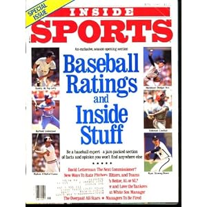 Inside Sports Baseball Ratings Issue May 1986 (Larry Bird Feature) by Larry Bird and Inside Sports