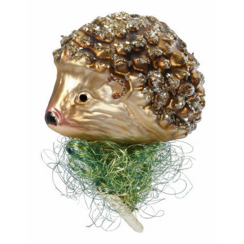 Inge Glas Hedgehog Clip-On Ornament 68377 Inge Glas Hedgehog Clip-On Ornament 68377