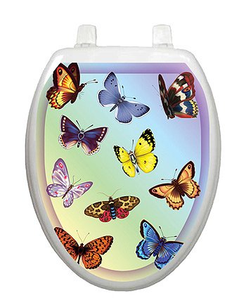 Toilet Tattoos - Butterfly Dreams, Round