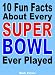 Ten Fun Facts About Every Super Bowl Ever Played